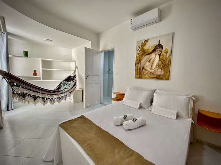 جناح 1 مع مكيف هواء وأرجوحة شبكية لراحة ممتازة