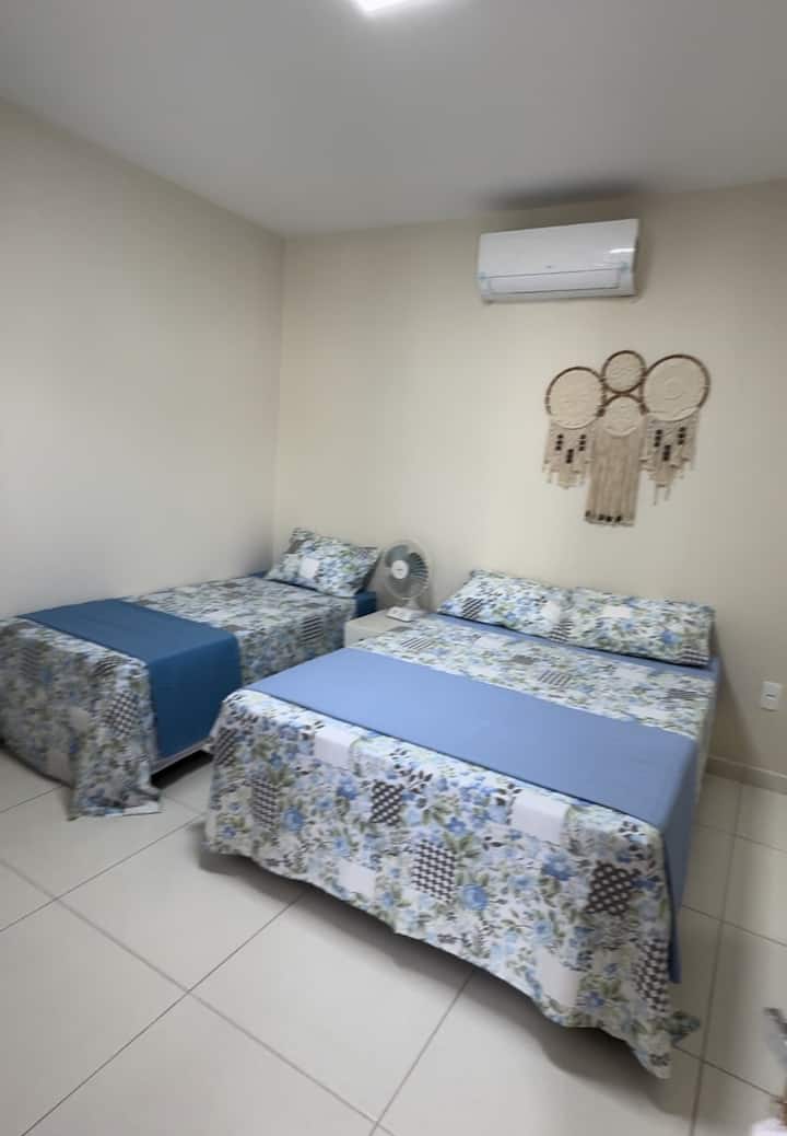 ห้องสวีทกว้างขวางและมีเครื่องปรับอากาศ