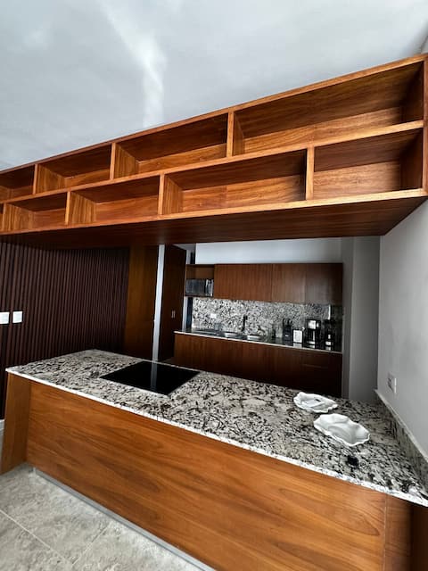 Popular Airbnb listing: El Origen, apartment with pool, gym and park in Mérida