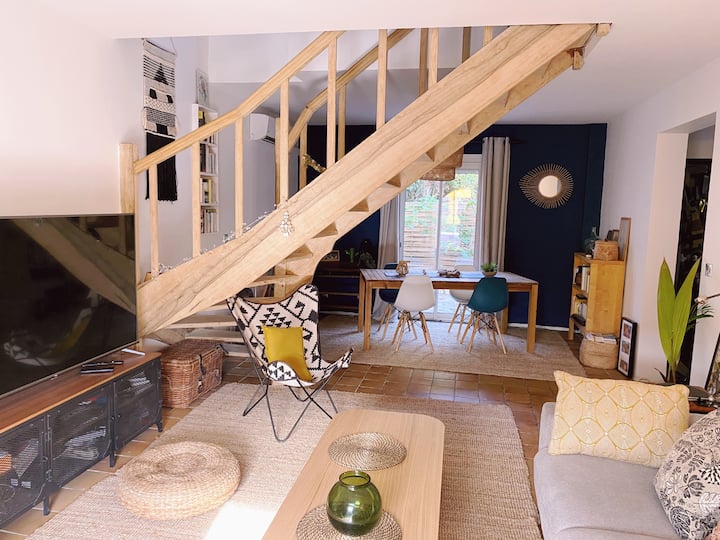 Maison Provençale Avec Jardin, Clim, 4 Chambres - Cuers