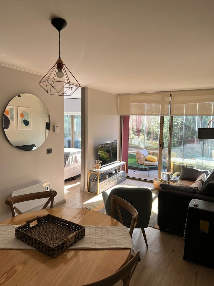 Hermoso Depto. En Pucon- 4 Personas Con áRea Verde - Pucón