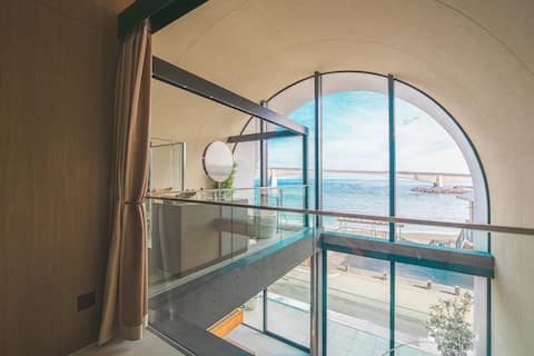 [Dogs allowed] Seaside villa with sauna where you can stay with your pets [WITH SEA Manazuru A Build
