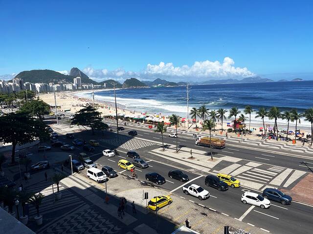 De frente ao mar, um clássico de Copacabana