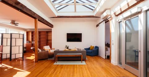 Spacious penthouse apartment