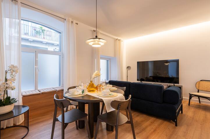 Piso de lujo en Gran Vía – 2 habitaciones