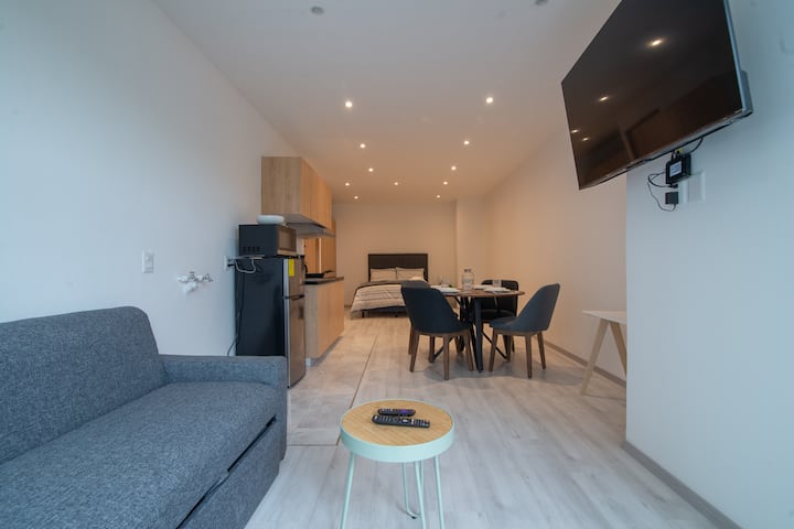 New Loft | Ac + Gym + Security | Roma & Condesa - Ciudad de México