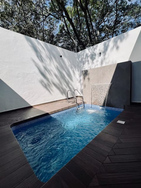 House with a private pool