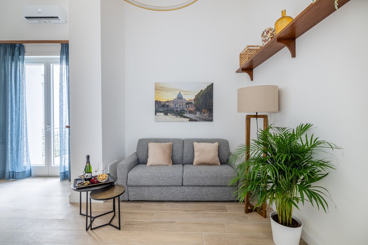 Მისაღები ოთახი გასაშლელი დივნით