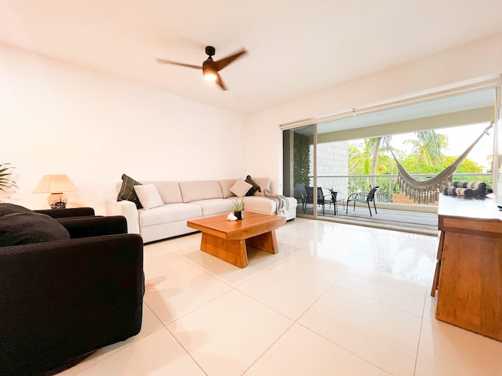 Terrace With Hammock & 2 Pools · Puerto Aventuras - Puerto Aventuras