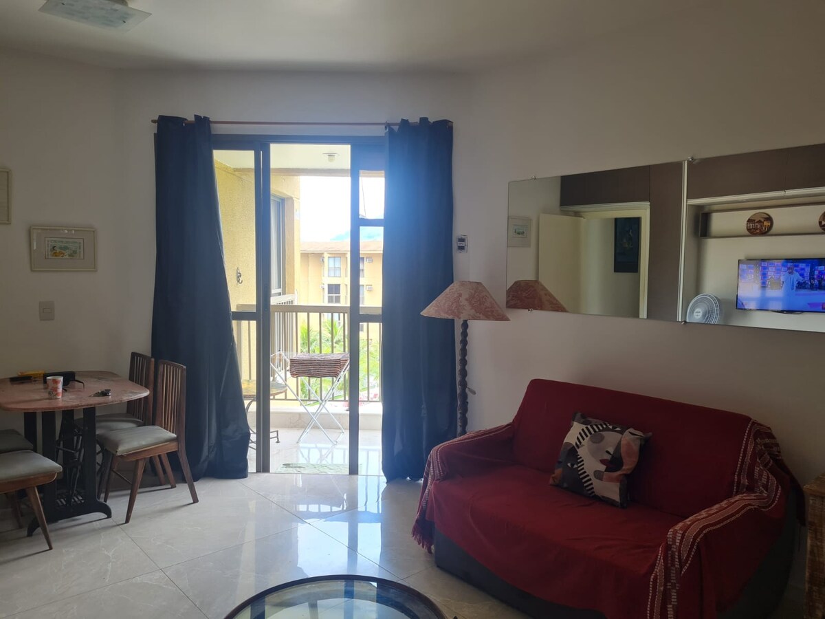 Top Airbnb: Apt 1 bedroom + living room: 2 rooms - Cond Reserva do Sahy in Mangaratiba
