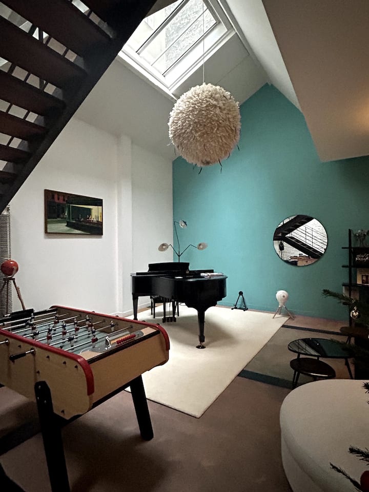 Grande Maison D'architecte Avec Rooftop - Paris