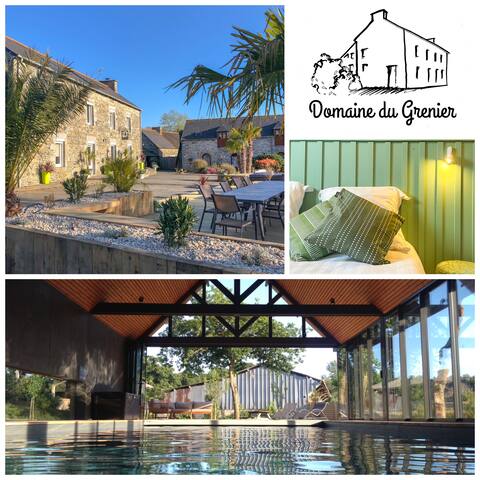 Gite ds un longere, heated indoor pool