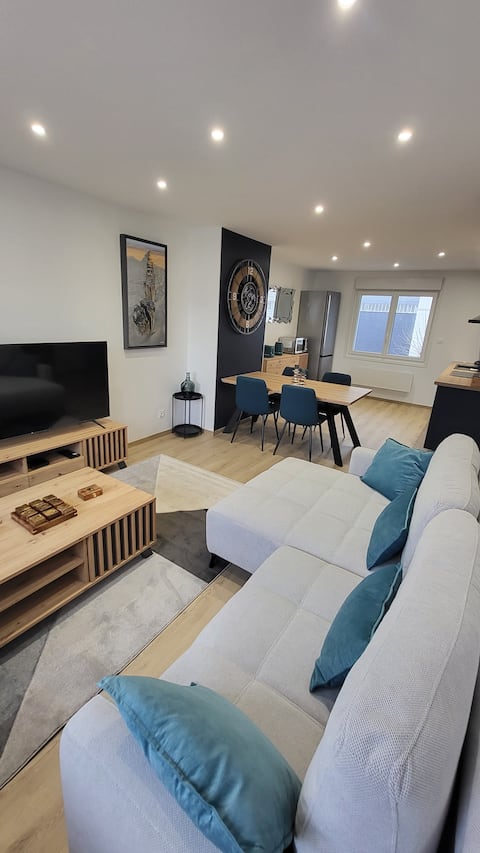 Annonce Airbnb populaire: Le Blue Cottage Apartment.Calais. 4 people à Calais