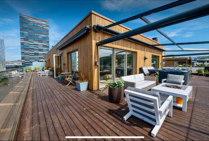 Unik toppleilighet, privat parkering, Gamle Oslo gallery image 4