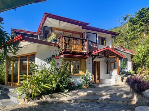 Waterfall House with River Access
