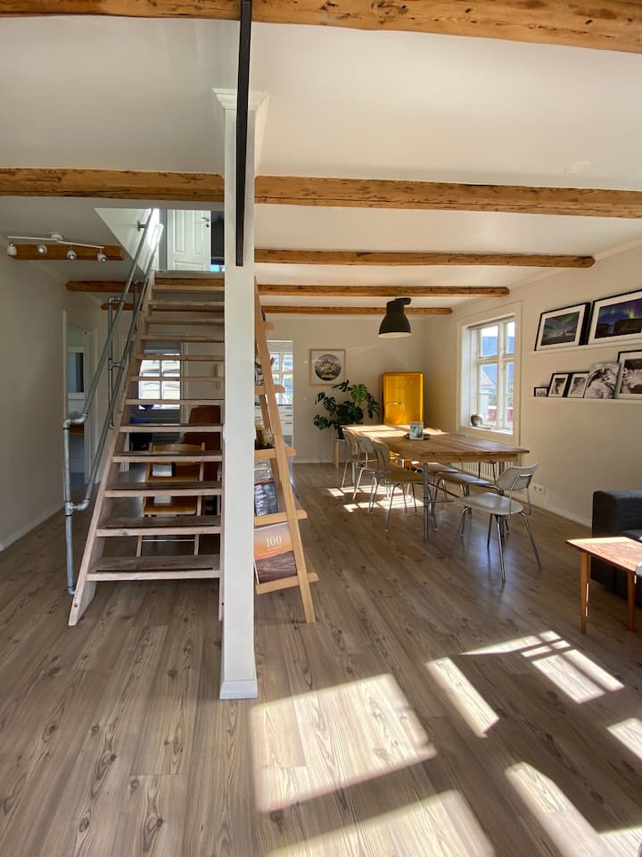Cozy luxury apartment in traditional house