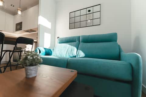 Top performing Airbnb: Macarena Suites "A" with private parking and terrace in Extremadura
