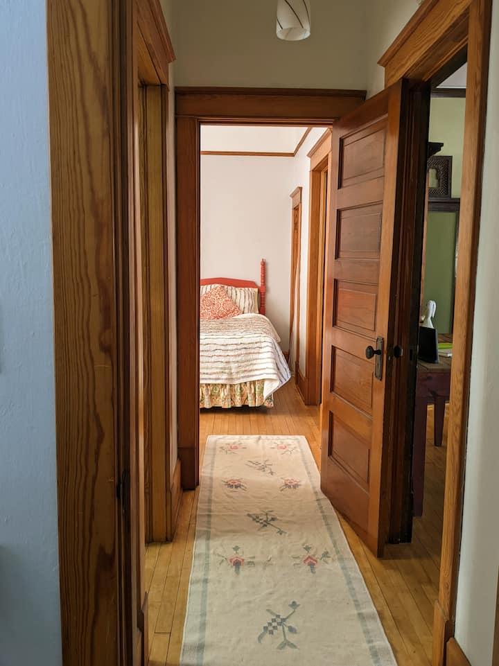 Pohľad zo spálne č.1 do spálne č.2