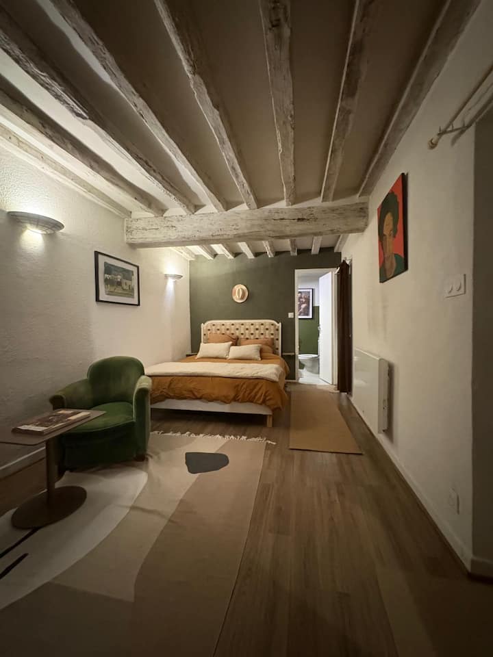 Habitación verde