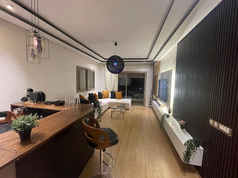 Popular Airbnb listing: Luxury Stay Bouznika: Pool View, Fiber & Quiet in Skhirate