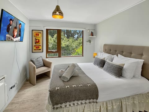 Beautiful apartment with a lake view and theater