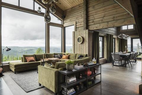 Panorama - Modern luxury cabin, stunning views