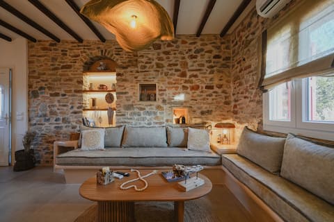 Onar Sifnos Stone Villa with panoramic sea view