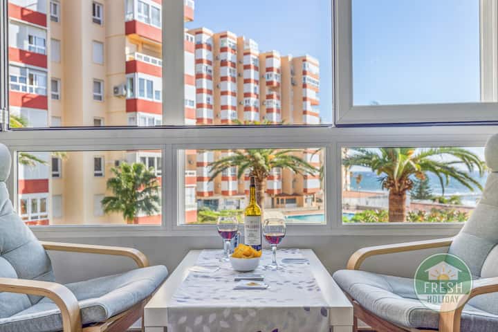 Modern Seaside Apt With Pool Near Torrox Beach - Torrox-Costa