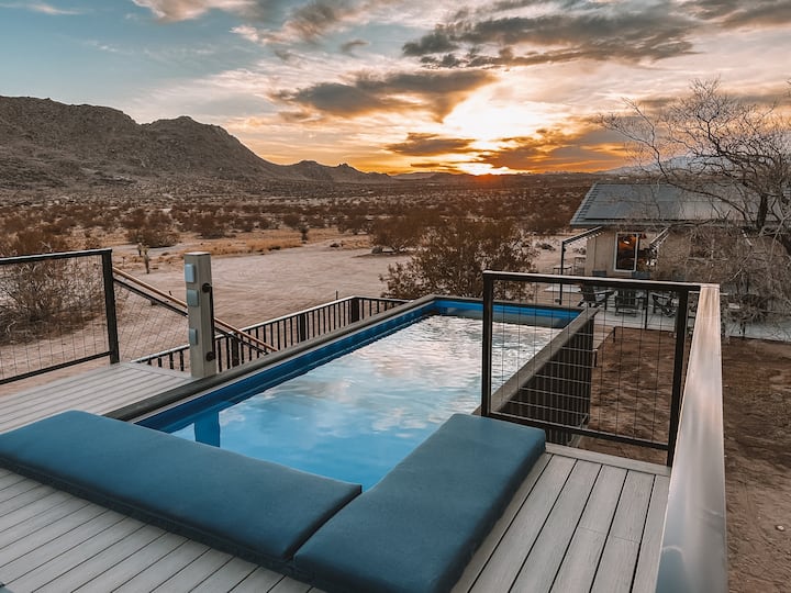 Joshua Tree Pool Saddleback Escape · Pool, Spa & Views on 10-Acres - Houses for Rent in ...