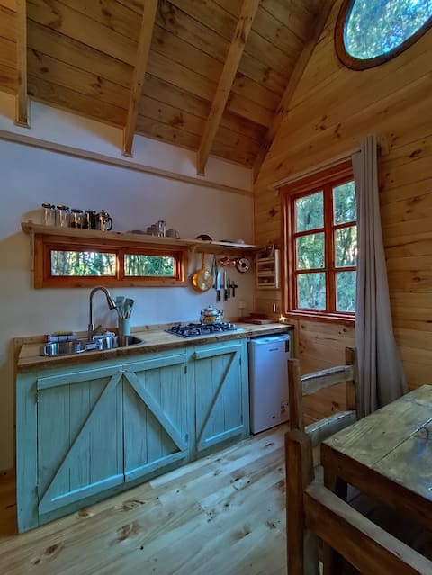 Popular Airbnb listing: Tinyhouse Río Puelo in Cochamó