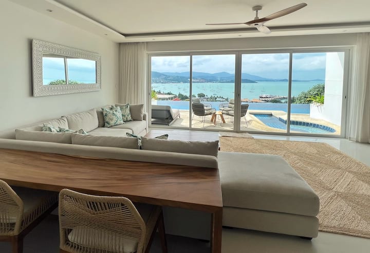 Sea View Townhome With Infinity Pool - Koh Samui