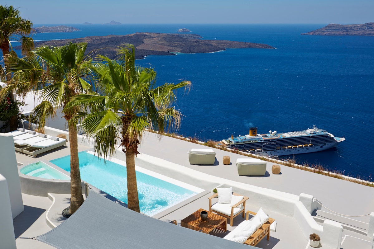 Villa Aura, 3 bedms, heated pool, jacuzzi