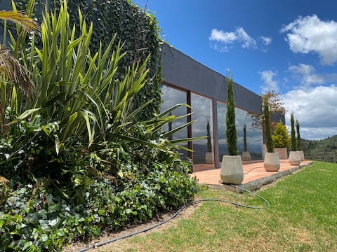 House overlooking the cliffs