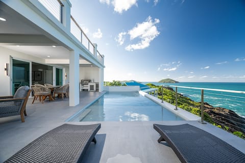 Oceanfront Villa Tropaco-4BR 4.5BA-Pool