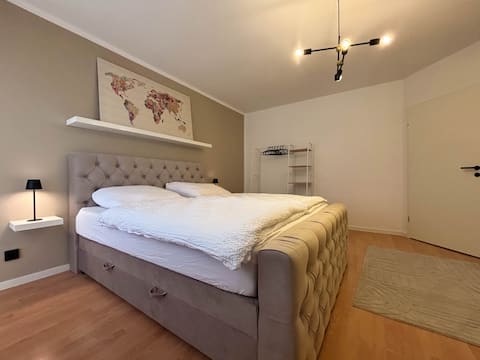Vacation home Naturkraft with underground parking and balcony