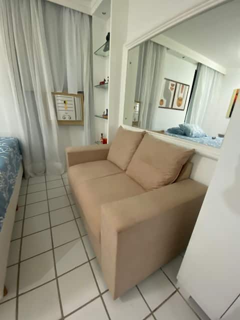 Airbnb em destaque: Flat Completo - Vista Lateral Mar em Jaboatão Dos Guararapes