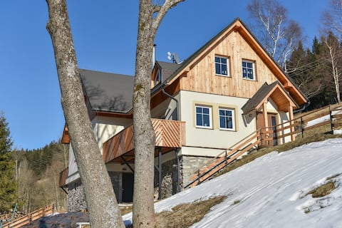 Apartment in the Krkonoše Mountains with a sauna