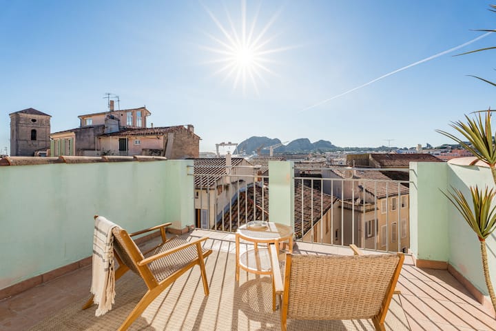 Finca Terrasse - Roof Top Avec Vue - La Ciotat