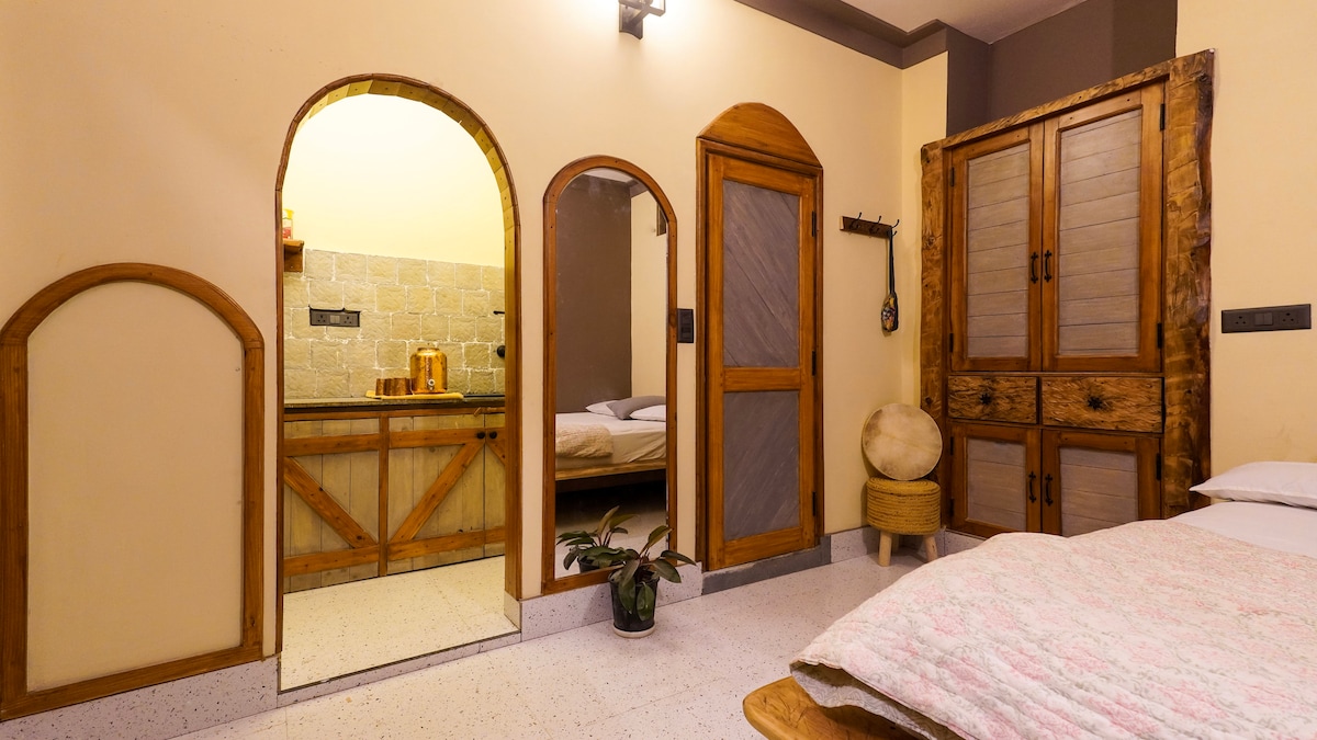 أجواء جمالية مع مطبخ 