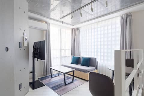 5-minute walk from Higashi-Shinjuku station/Maisonette/Within walking distance of Shinjuku station/N