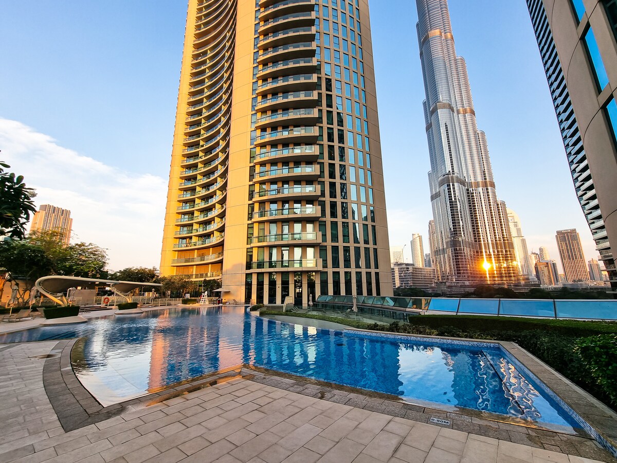 2 Bedroom Furnished Apartment with Burj Khalifa View | Burj Vista · II 5