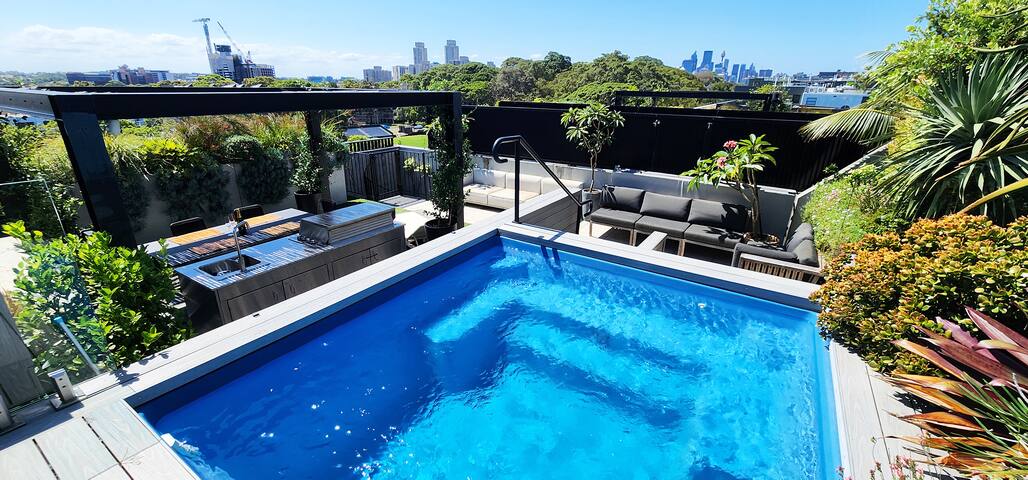 Penthouse Perfection with Private Rooftop Pool