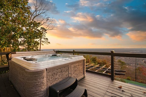 Private Resort Greenville SC w/pool, view, hot tub