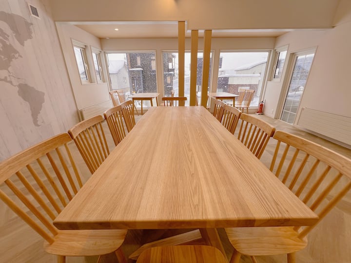 雪玉Snowball Hostel Bunk Bed 200m To Ski Resort - 富良野市