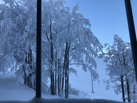 Pratonevoso foot skiing