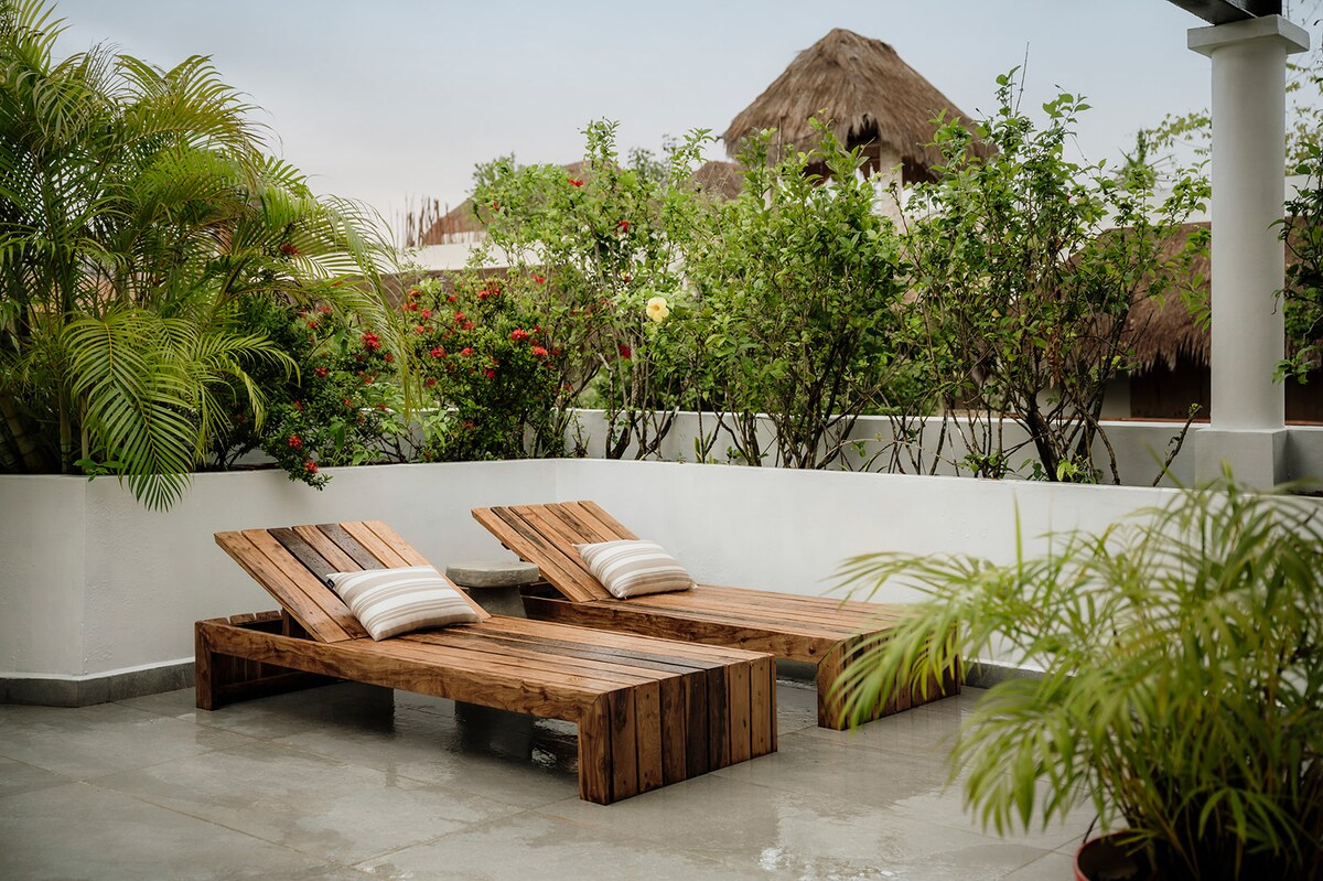 Kaya Oasis Penthouse Jacuzzi Walkable Aldea Zama