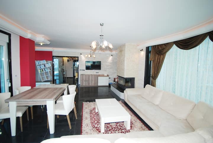 Luxury Villa With Pool, Sea View - Dimçayı