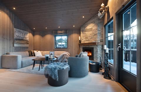 Beautiful city cabin with sauna