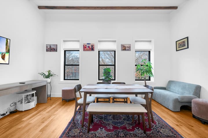 Lux Light Filled Crown Heights Townhouse Unique