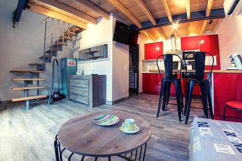 Parking Gratuit- Terrasse - Clim -1